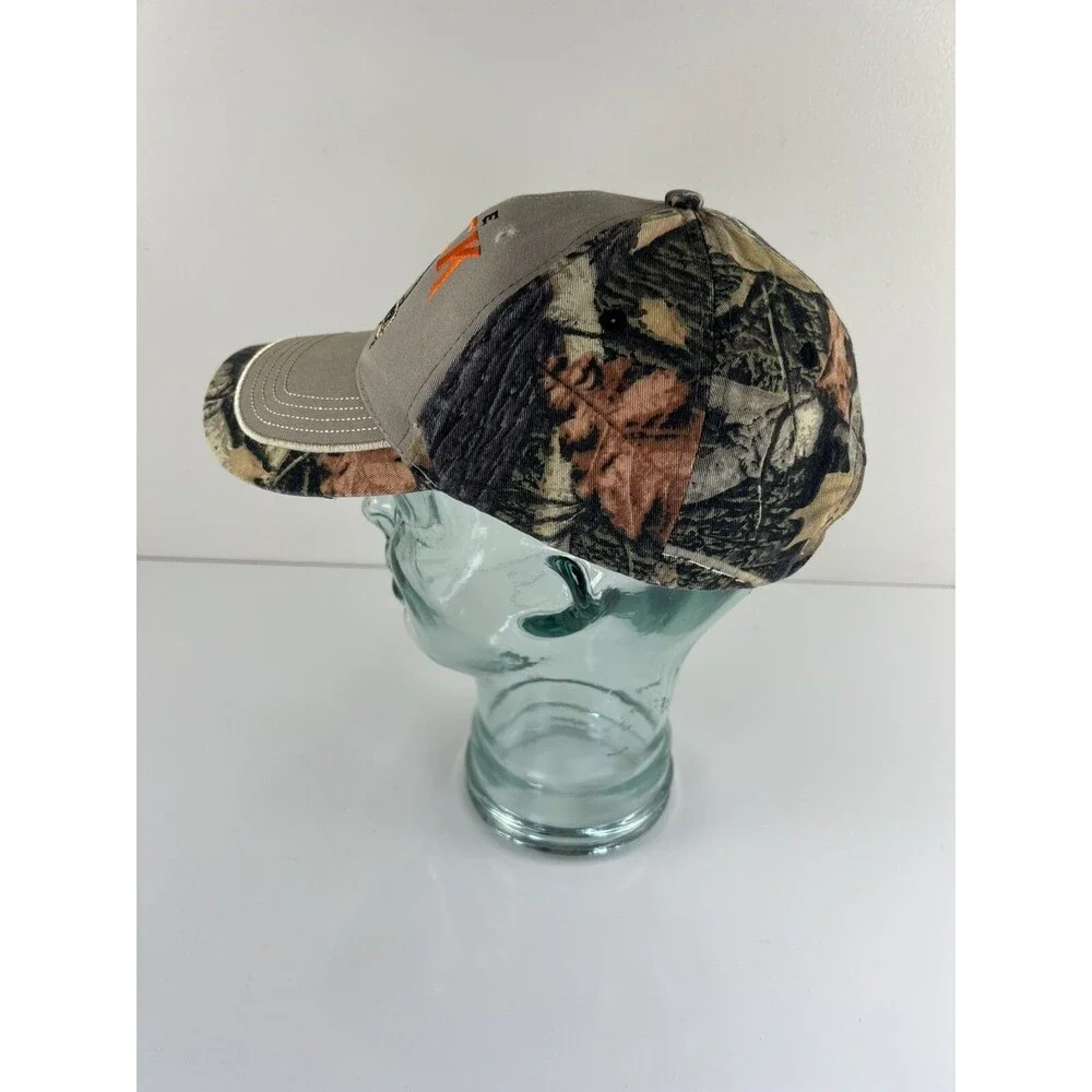 The Buck Drops Here Hunters Baseball Hat Ball Cap Camo Outdoors Man Embroidered